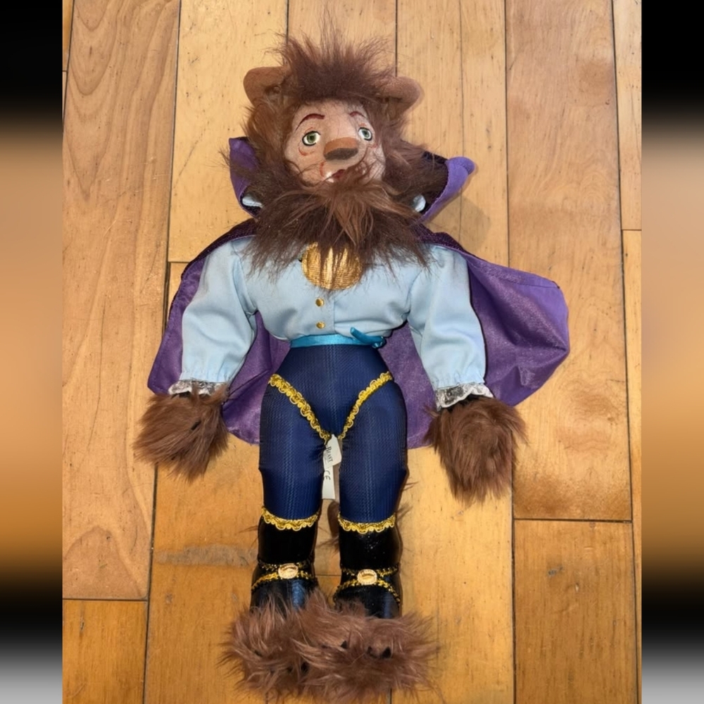 Disney Beauty and The Beast Broadway Musical 14" Beast Plush Stuffed Doll